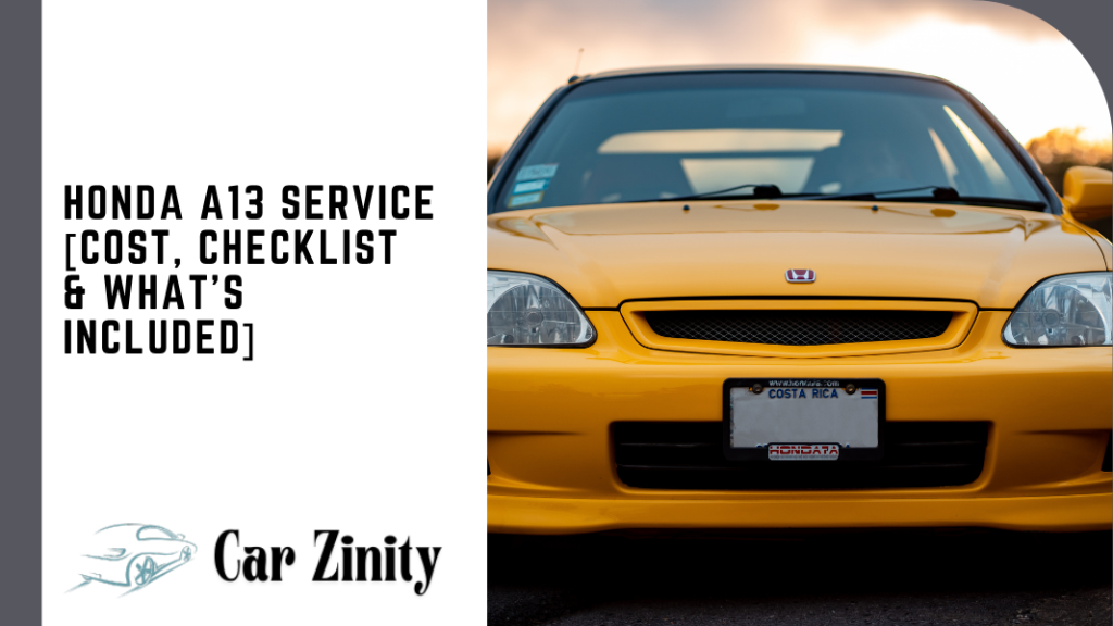 Honda A13 Service