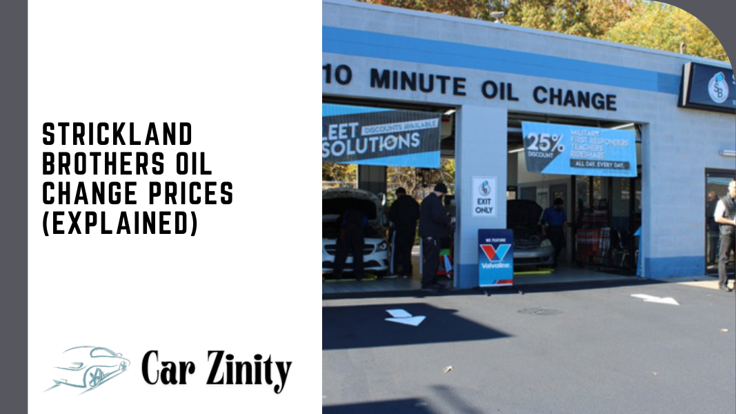 Strickland Brothers Oil Change Prices