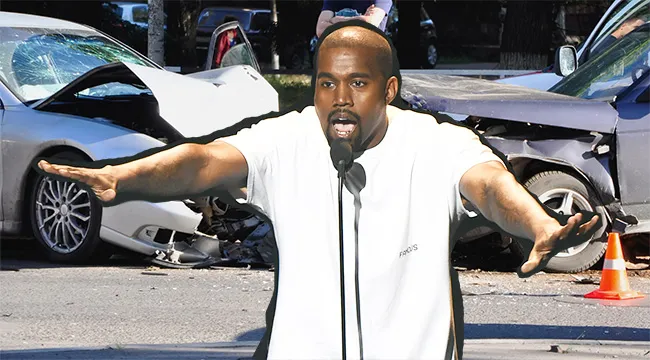 Kanye West Car Accident