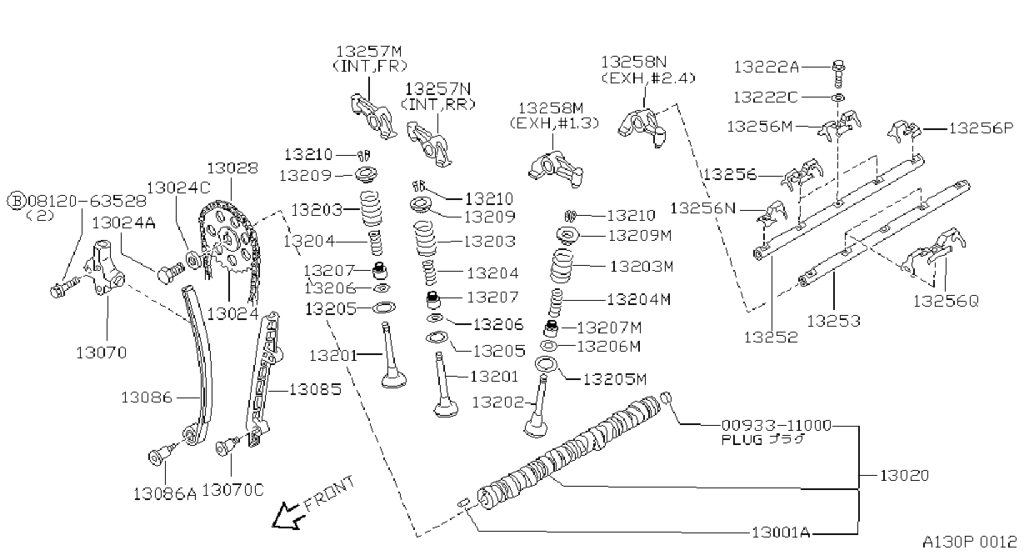 Nissan K24 Propane Parts Diagram